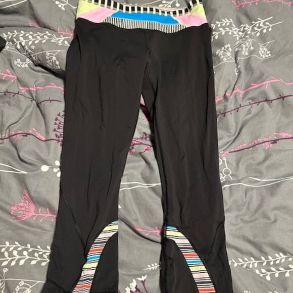 Lululemon Seawheeze Pace Rival Crops size 6 - Picture 1 of 3